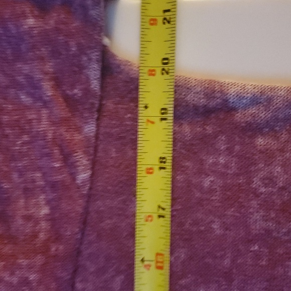 Sundance Washed Purple Cotton V-Neck Sweater Size Extra Small Oversized - Picture 9 of 10